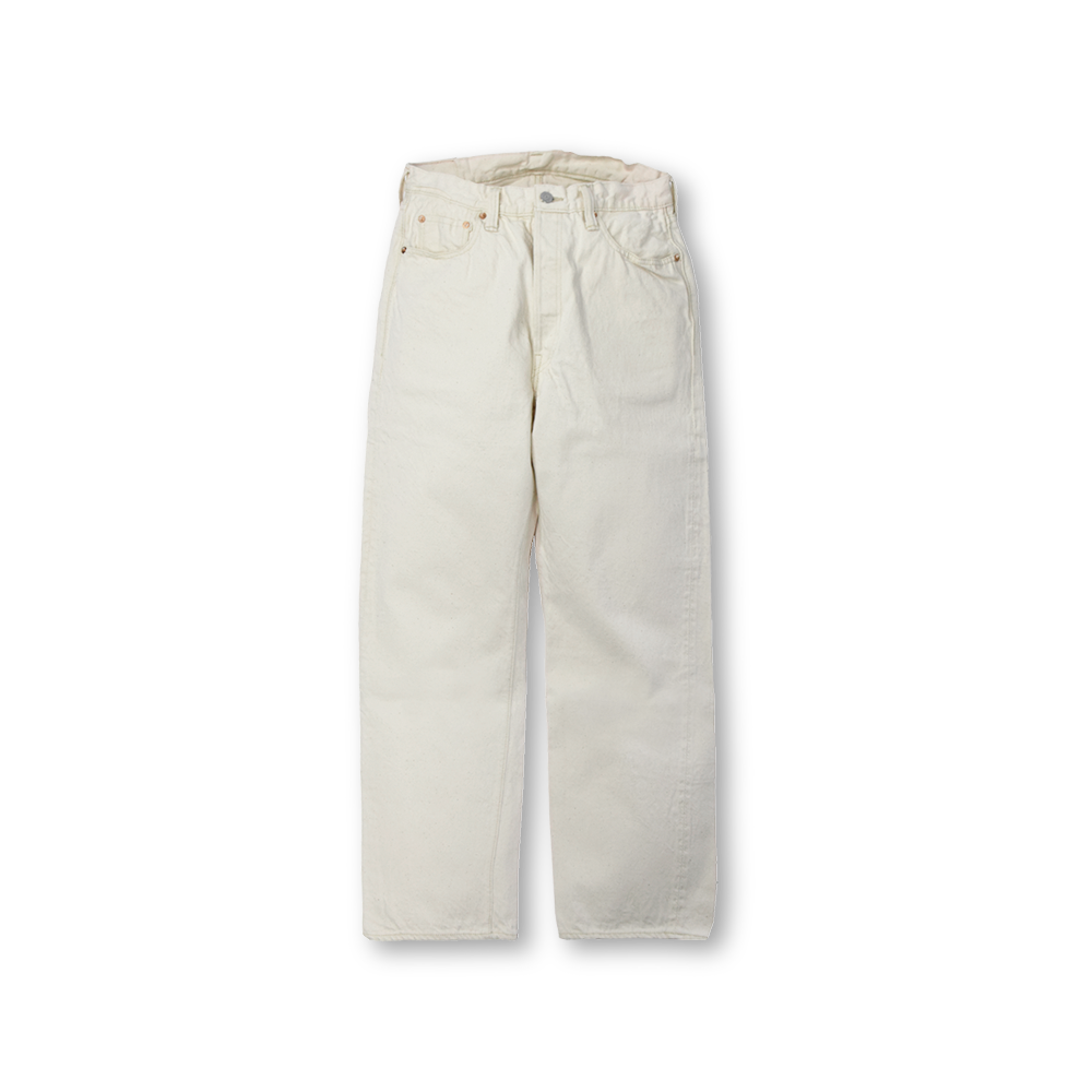 0105EC Wide Ecru Denim – FULLCOUNT - Main Image