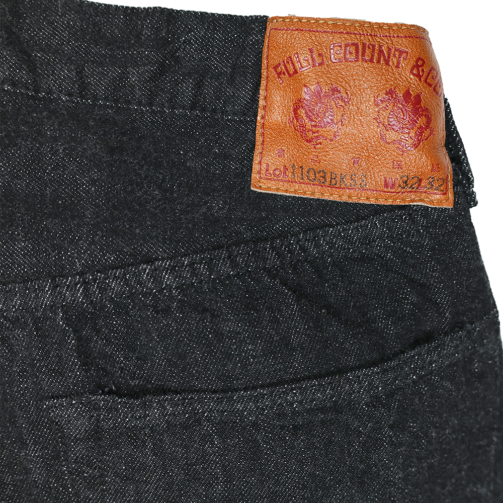 1103BKSS Clean Straight Denim(Super Smooth) – FULLCOUNT