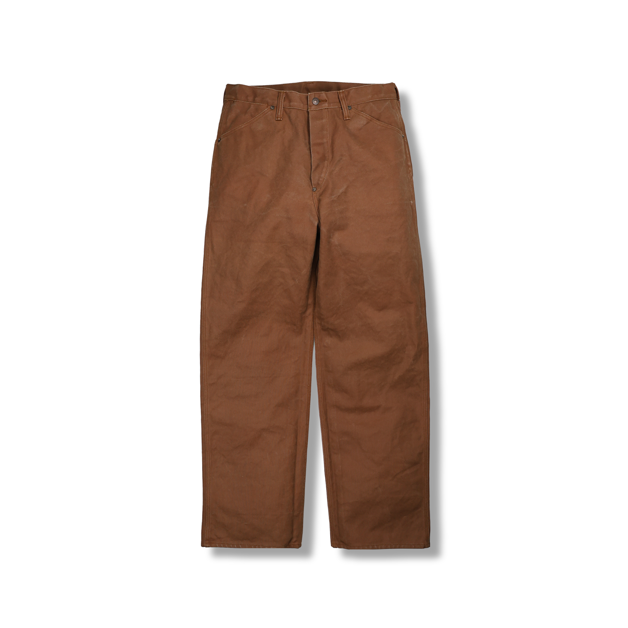 2025SS] 1129-6 - Persimmon Tannin Dye Heavy Duck Work Pants