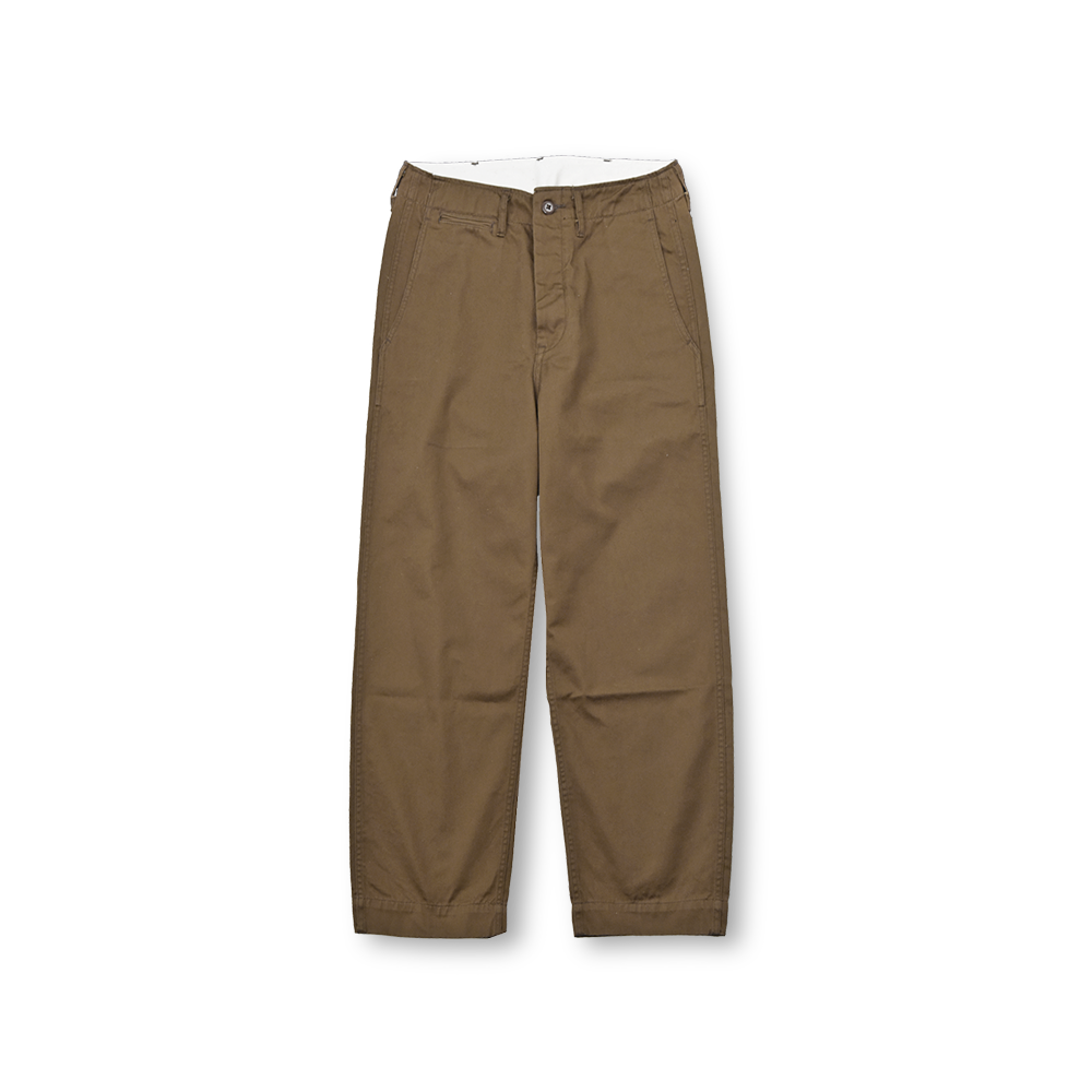 FULLCOUNT 1201-20 US ARMY チノ 30 1201-20 - U.S Army Chino 41 Khaki Trousers - – FULLCOUNT
