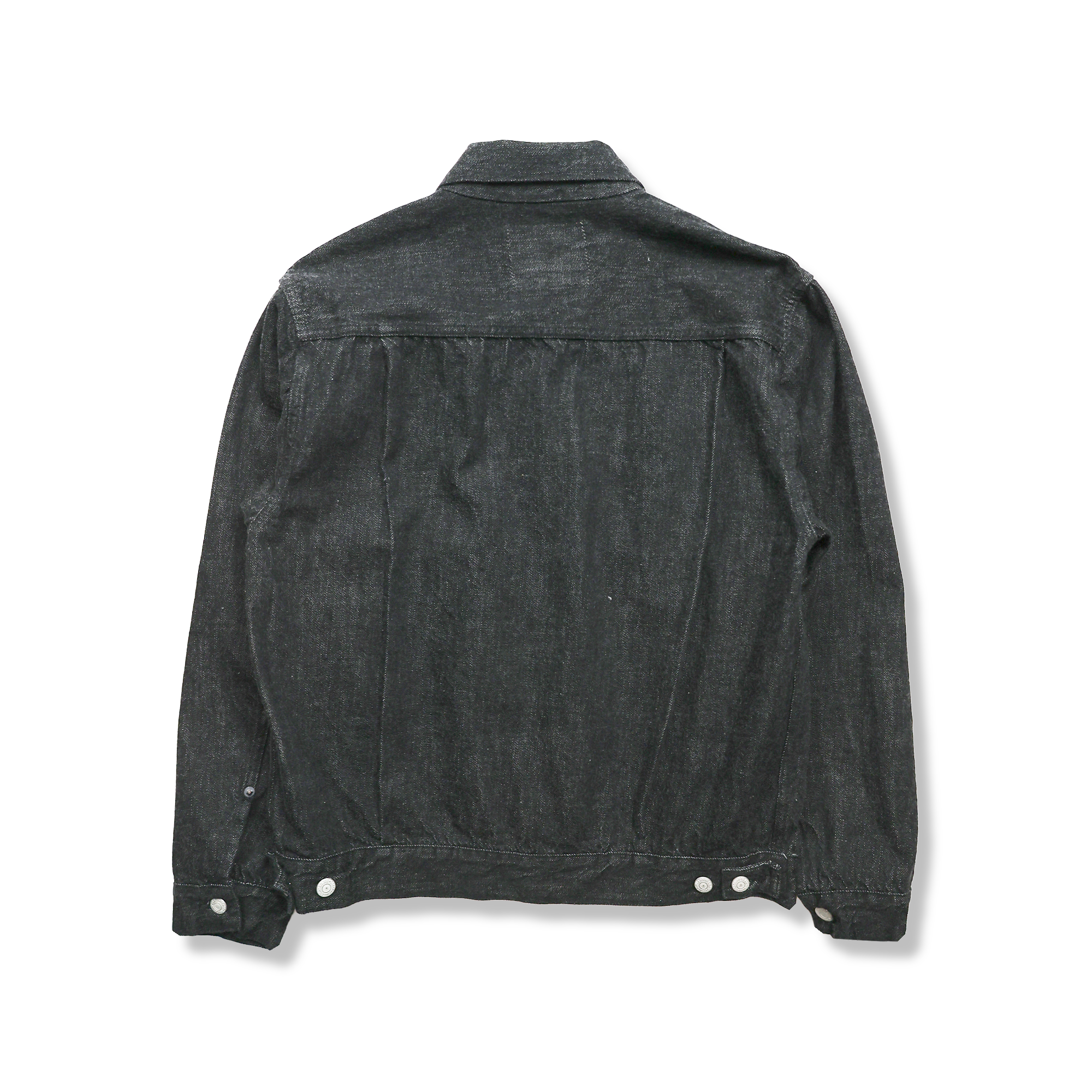 2102BKSS Type 2 Black Denim Jacket (Super Smooth) – FULLCOUNT