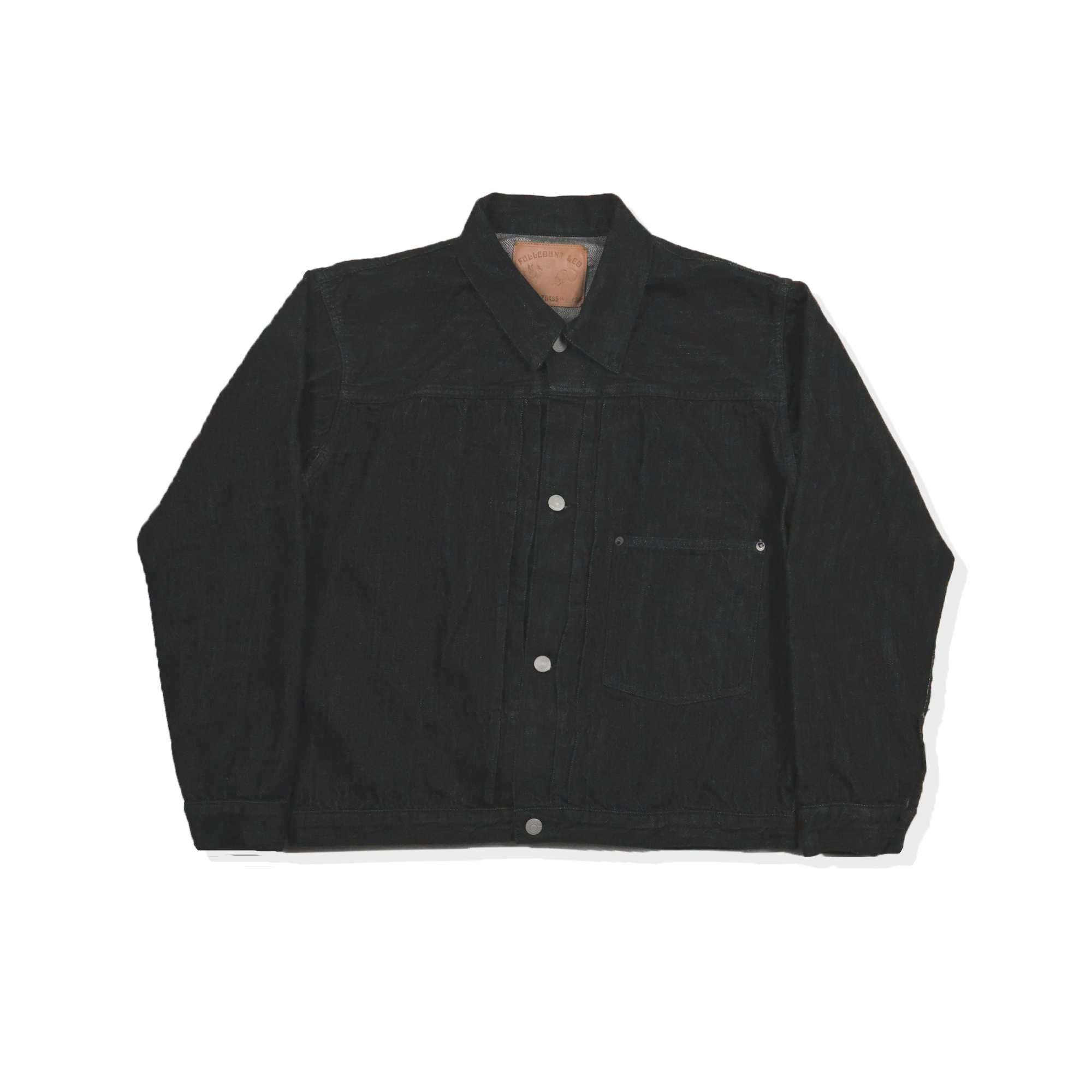 S2107BKSS-BIG - WW2 Type 1 Black Denim Jacket (Super Smooth S2107BKSS-BIG - WW2 Type 1 Black Denim Jacket (Super Smooth