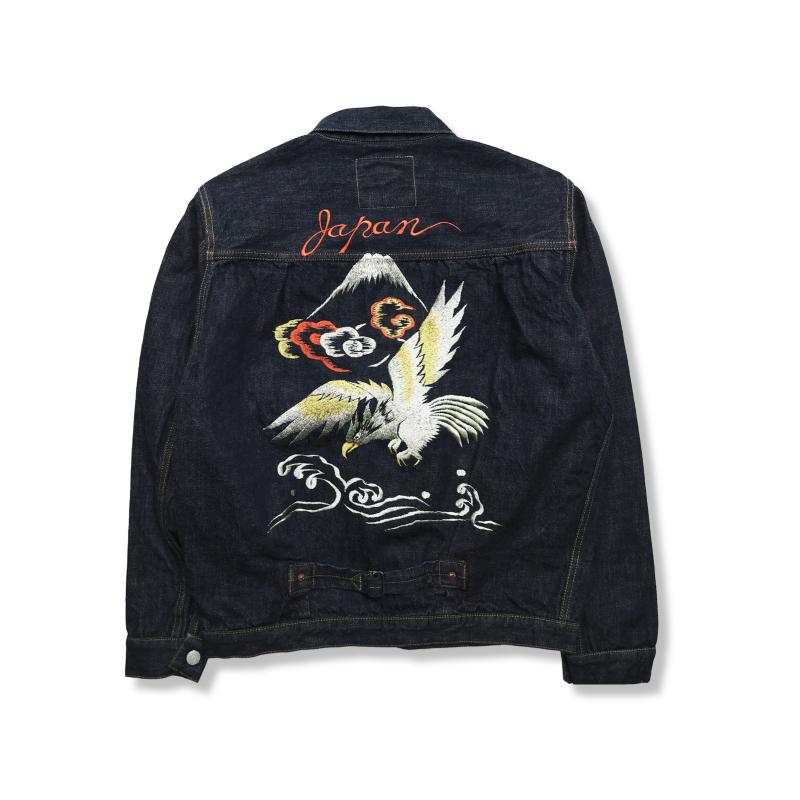 2025AW] 2107E Souvenir Embroidery Type 1 Denim Jacket – FULLCOUNT