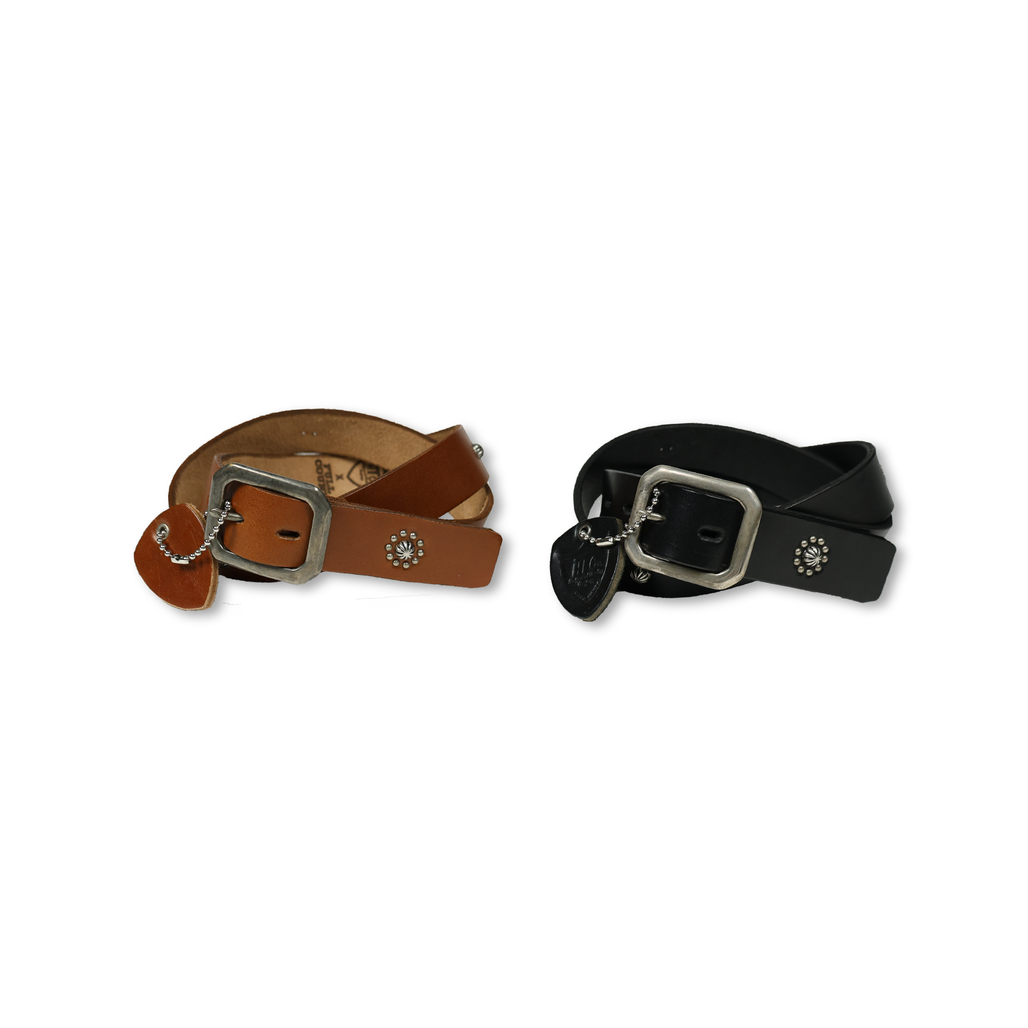 2025SS] 6215HTC - Umbrella Studs Belt by Zip Stevenson HTC