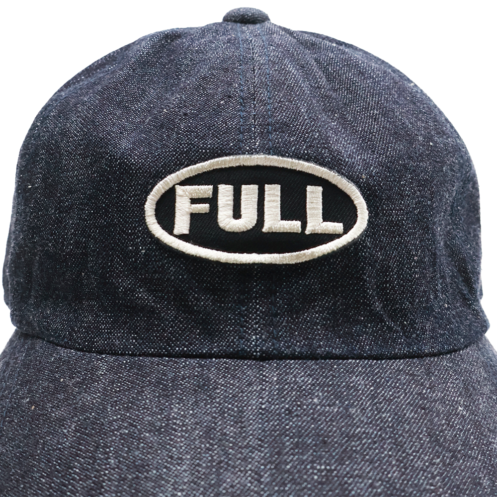 2026SS] 6770-26 Black FULL Wappen Denim Cap – FULLCOUNT