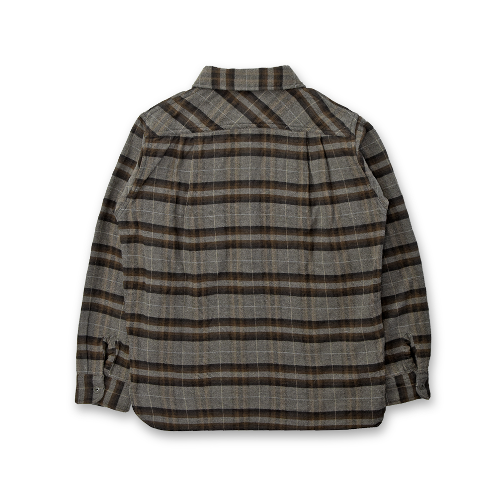 【2023AW】4079-3 Cotton Wool Check CPO Shirt(LIMITED)