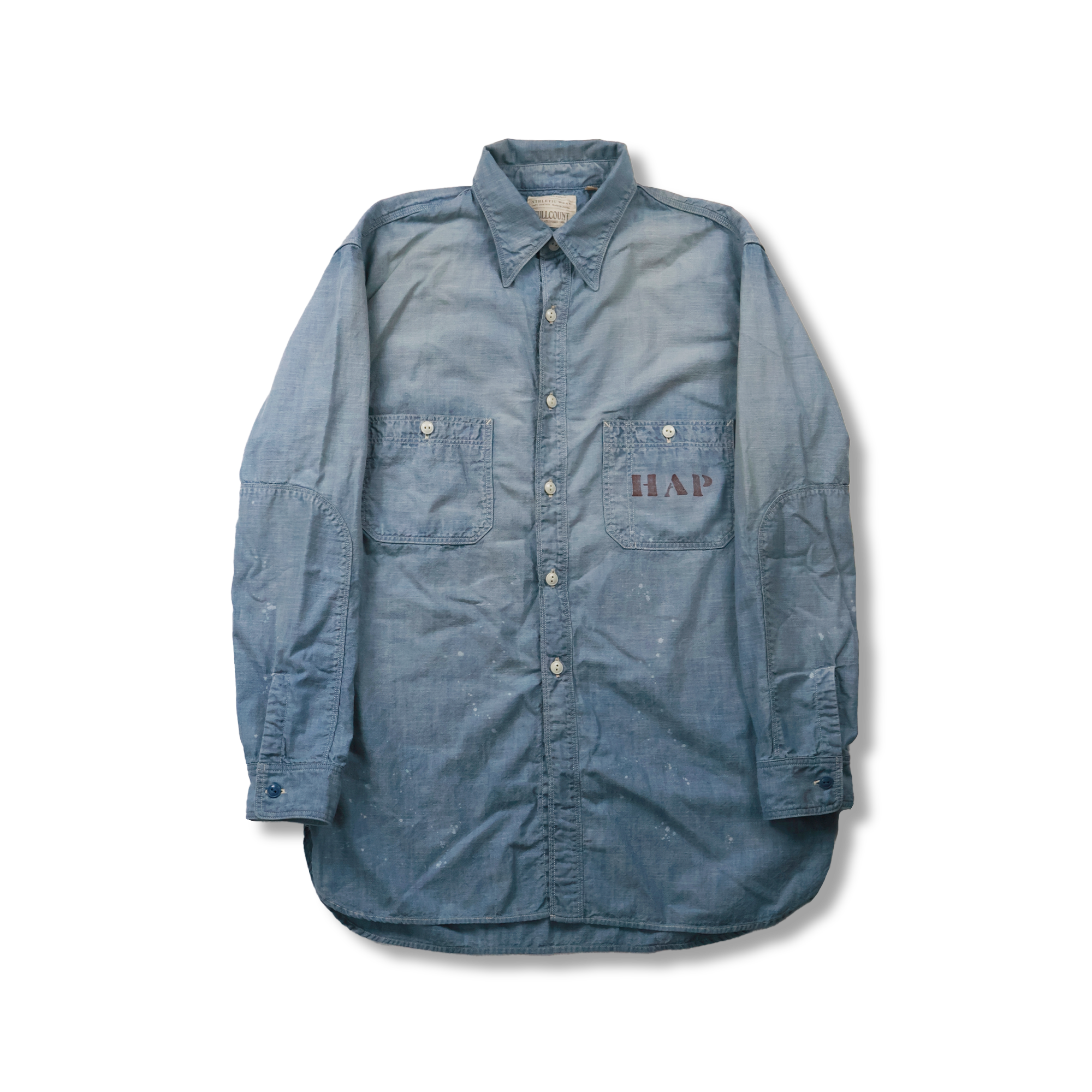 Special】希少30s chambray shirt super BORO 【公式通販】