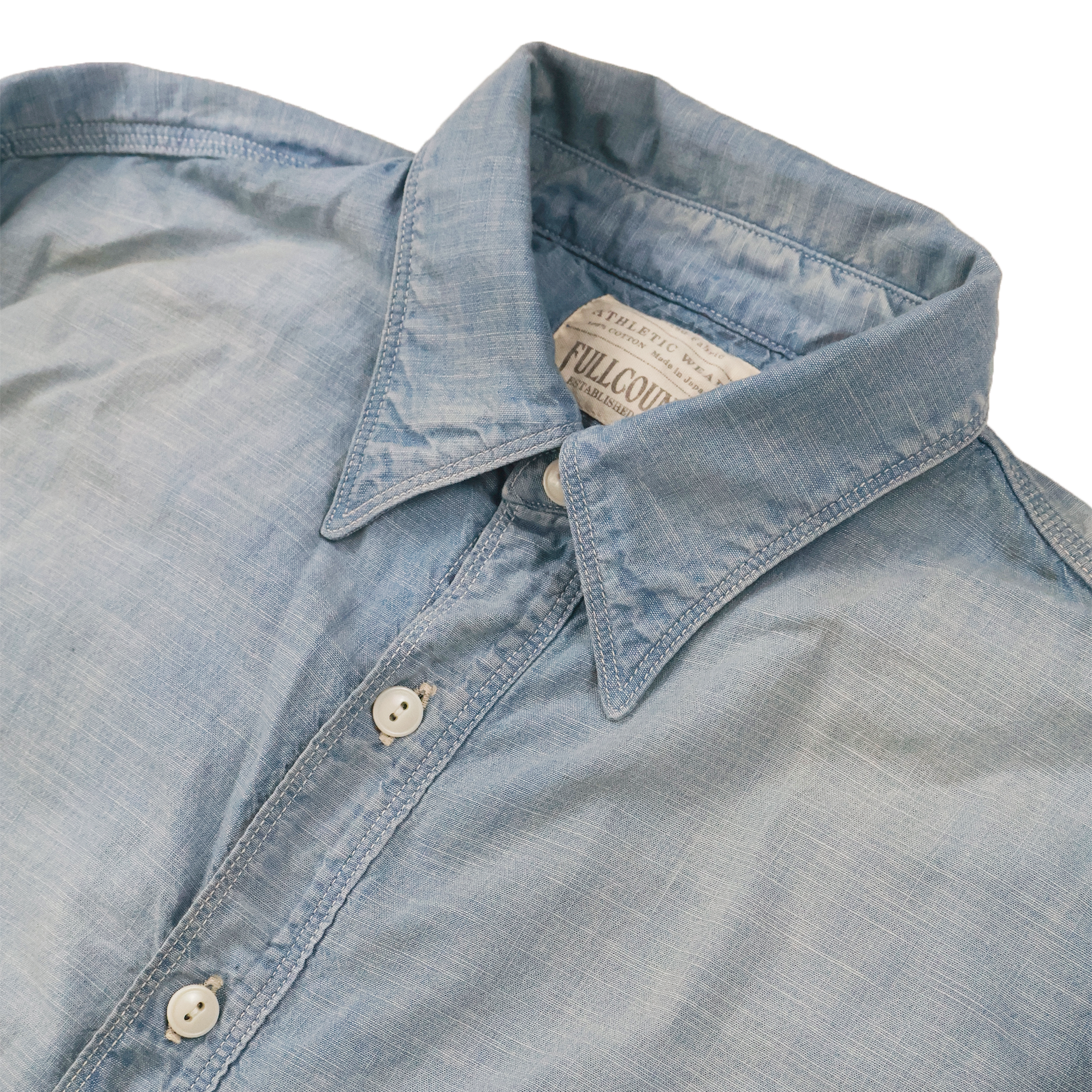 トップス VENTILATION TRIPLESTITCH CHAMBRAY SHIRTS Triple Stitch Chambray Shirt 4090 – Jinji Paris