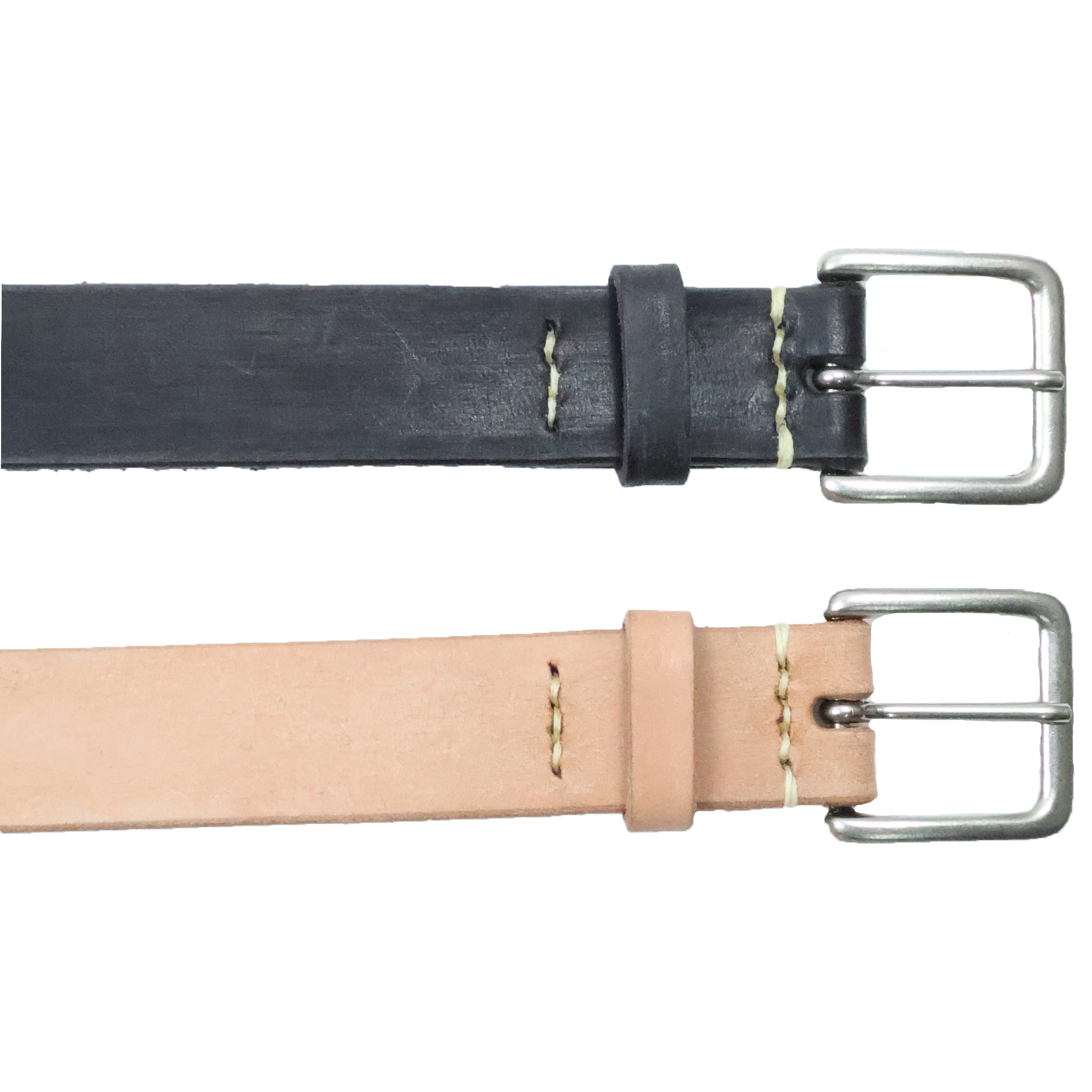 6218 Wild Leather Narrow Belt – FULLCOUNT