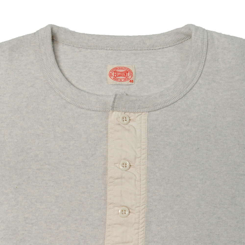 ANCELLM/HENLEY RIB LS T-SHIRT gray 2 - メルカリ