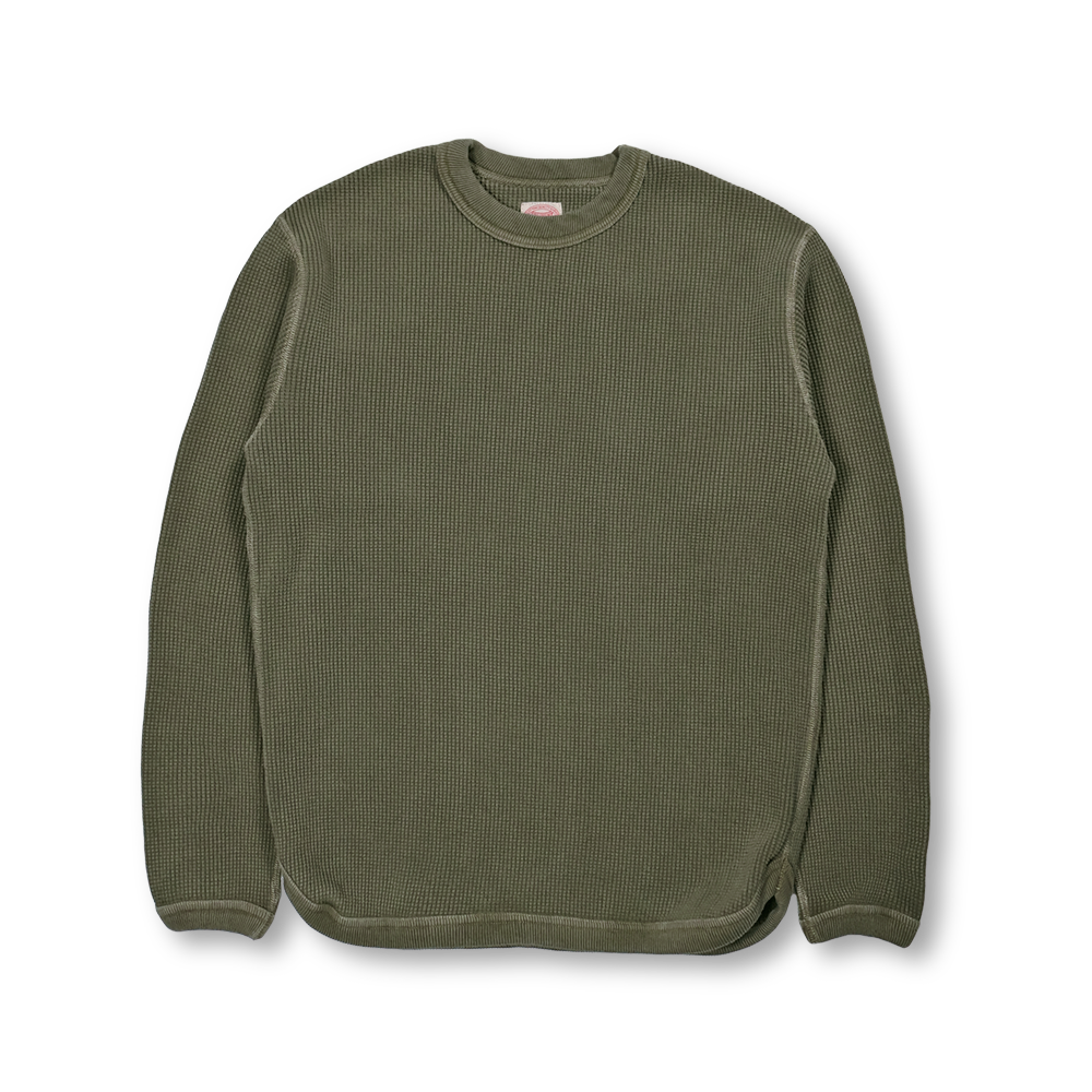 5964SP - Heavyweight Waffle Longsleeve T Shirt - – FULLCOUNT 5964SP - Heavyweight Waffle Longsleeve T Shirt - – FULLCOUNT