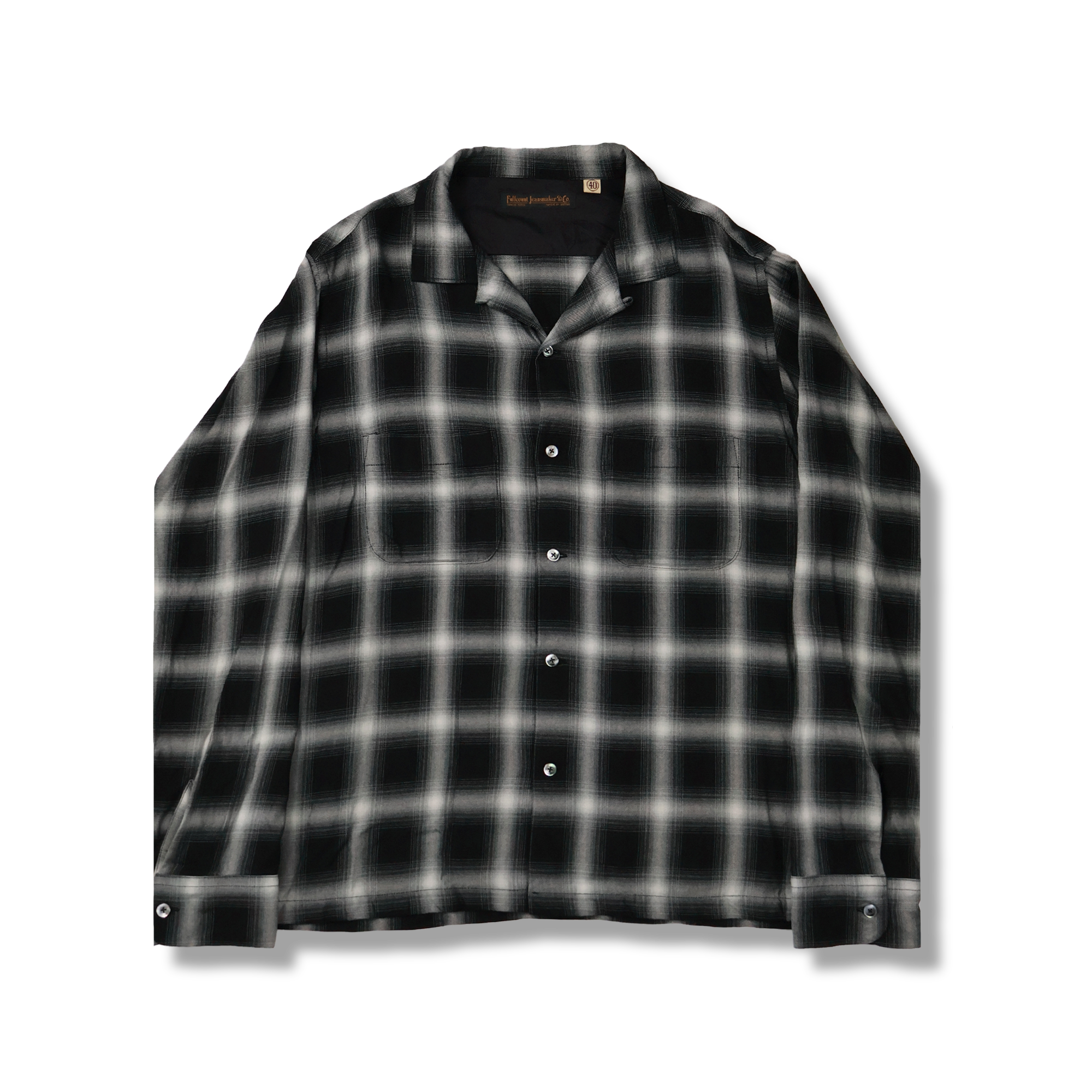 シャツ [COLN] ripple check shirt (2c) BK_01_ac75bd10-b738-417e-8547-