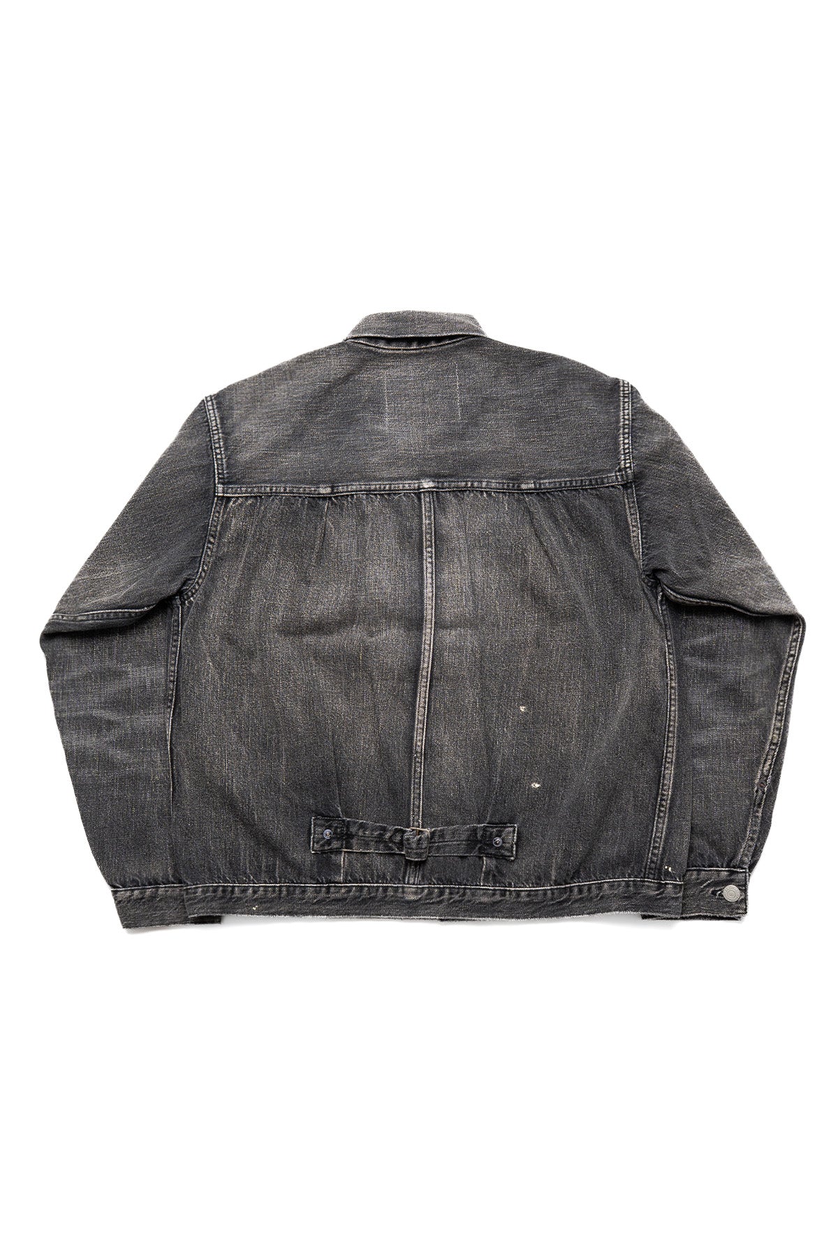 S2107BKHWSS-BIG 11.5oz Black WWll Type 1 Denim Jacket (Super