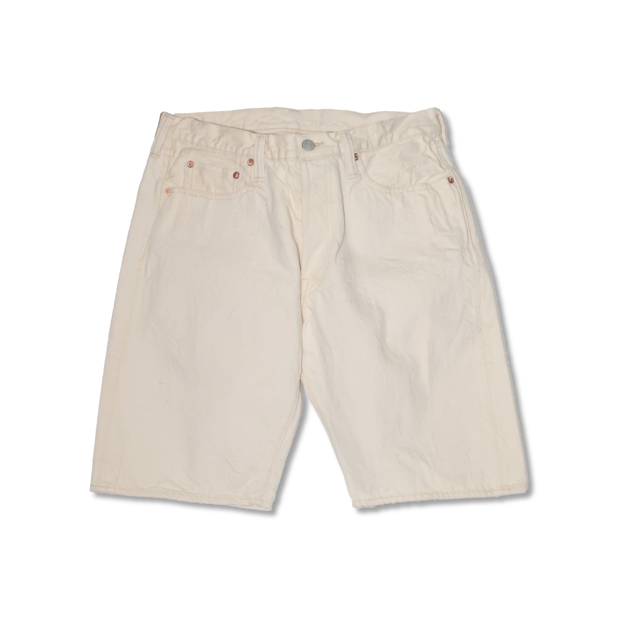 最終値【新品】No.8 Five Pocket 12oz Denim white Regular Kenji 14.5 oz. Osaka Denim – Realign Denim