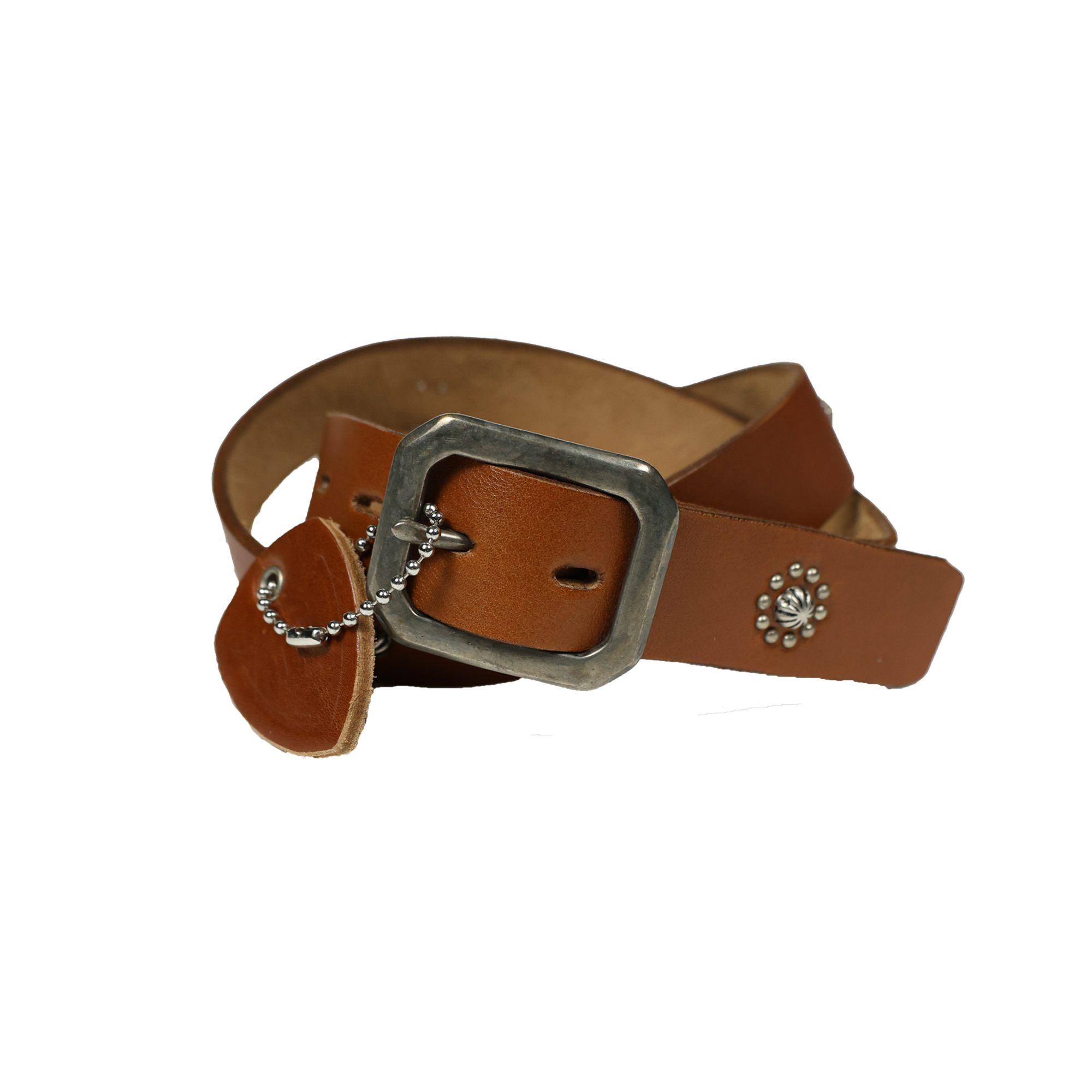 2025SS] 6215HTC - Umbrella Studs Belt by Zip Stevenson HTC