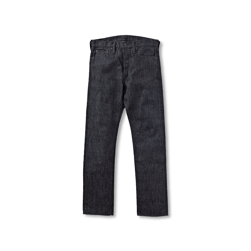 1108BK - Slim Straight Black Selvedge Denim - – FULLCOUNT