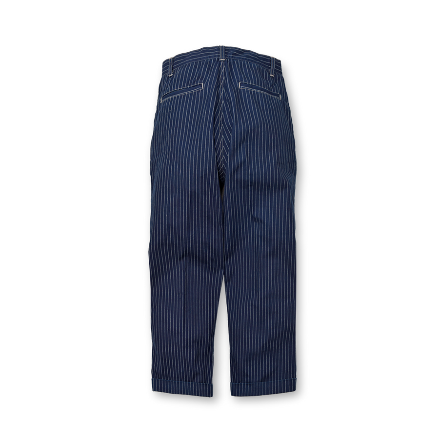 【2023AW】1128-4 Indigo Wabash Stripe Farmers Trousers