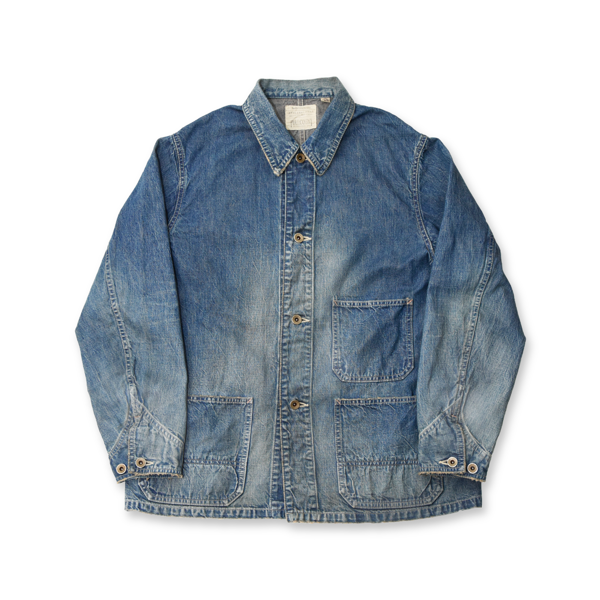 2015HW-2 - Denim Chore Jacket HW - – FULLCOUNT 2015HW-2 - Denim Chore Jacket HW - – FULLCOUNT