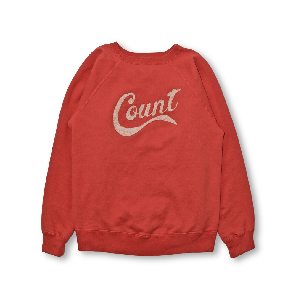 2023AW】3765-2 Raglan Sleeve College Sweatshirts “Count” – FULLCOUNT