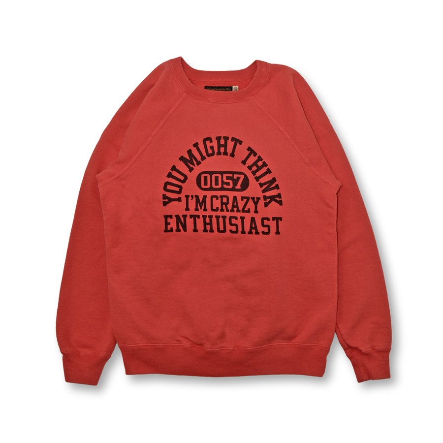 【2023AW】3765-3 Raglan Sleeve College Sweatshirts “YOU MIGHT THINK”