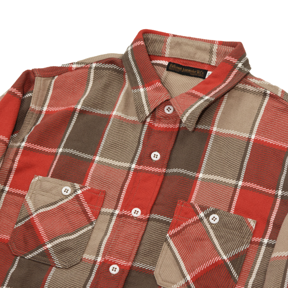 【2023AW】4078 Original Check Cotton Flannel Square Shirt “Duncan