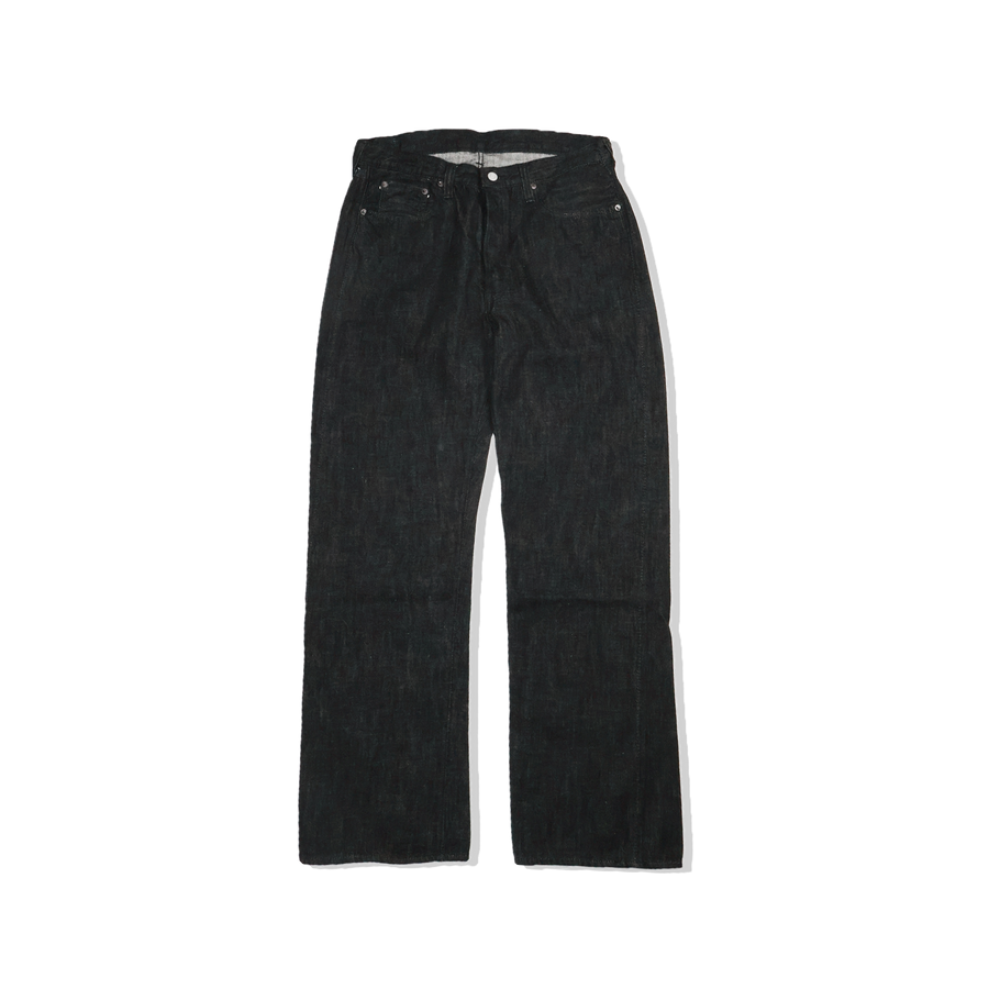 0105BKSS-BIG - Wide Black Selvedge Denim (Super Smooth) Limited Item