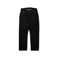 0105BKSS Wide Black Selvedge Denim(Super Smooth) – FULLCOUNT