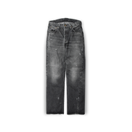 FULLCOUNT　2871 1st TIGHT FIT BLACK 2025SS] 1101BKHW-SP - Straight Black Denim Dartford Splatter
