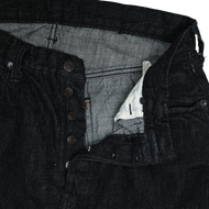 2025AW] 1101BKSS Straight Black Selvedge Denim(Super Smooth