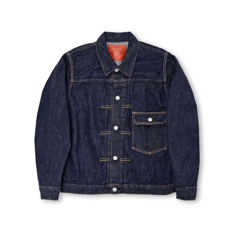 2107SSW - Type 1 Denim Jacket (Super Smooth) - – FULLCOUNT 2107SSW - Type 1 Denim Jacket (Super Smooth) - – FULLCOUNT