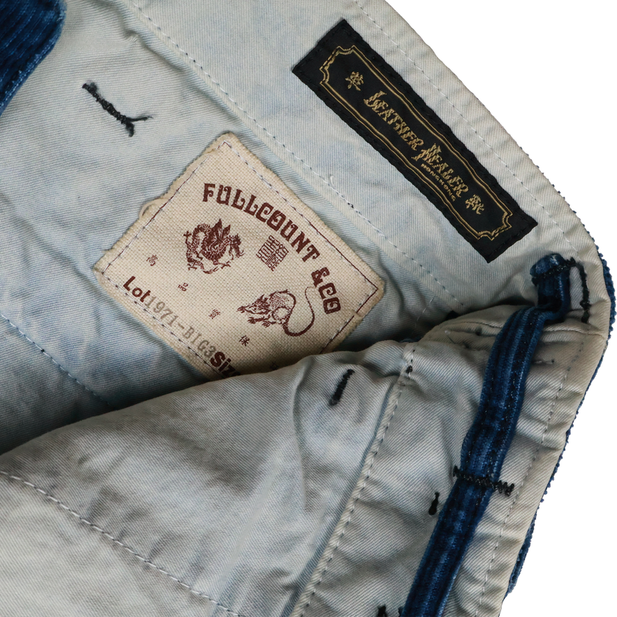 1971-BIG3 - M43 Indigo Corduroy Trousers -