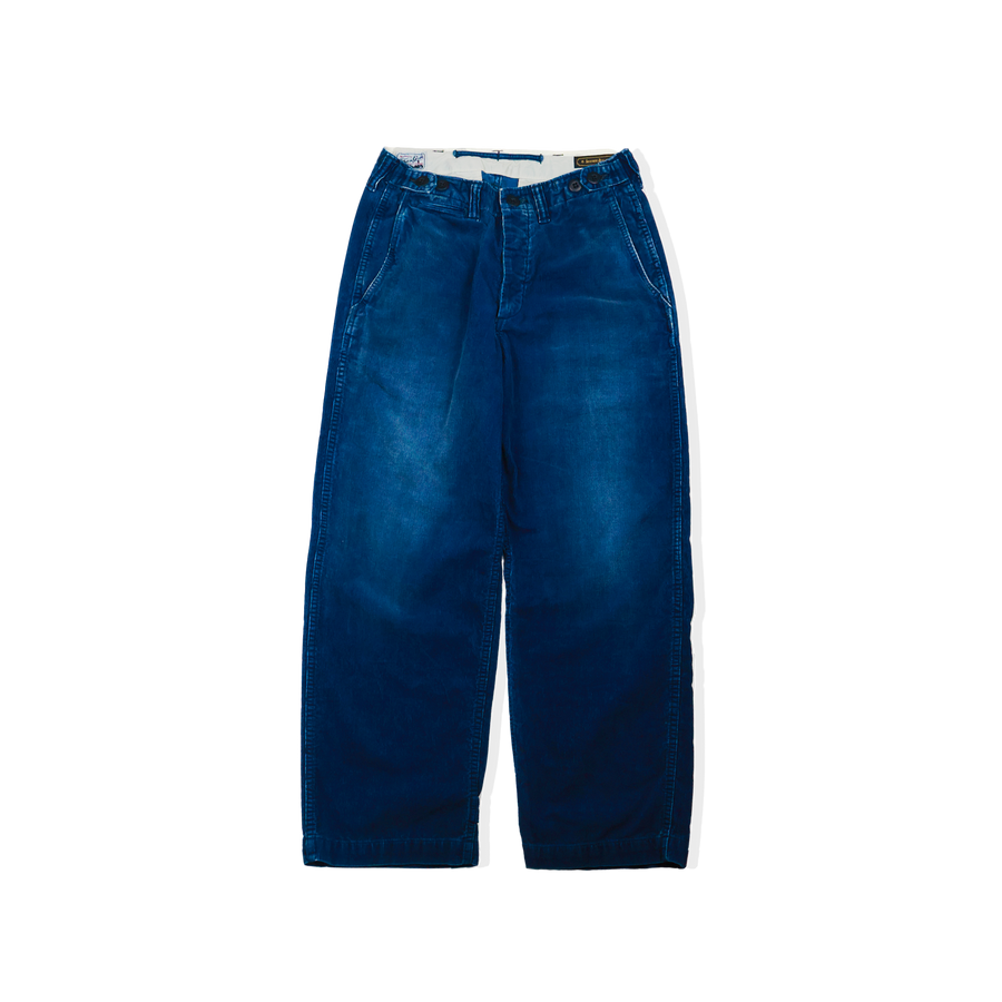 1971-BIG3 - M43 Indigo Corduroy Trousers -