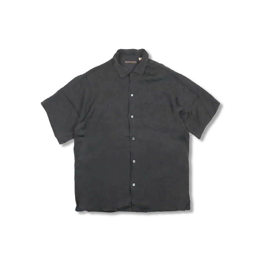 [2026SS] 4100-3Fibril Cupra Open Collar S/S Shirt