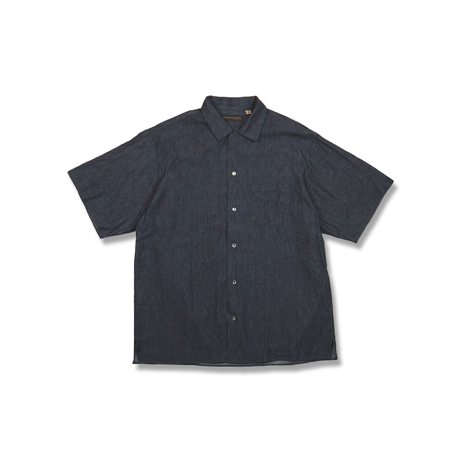 [2026SS] 4100-2 Denim Open Collar S/S Shirt