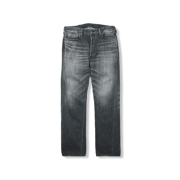 1108BKSSHW Slim Straight Black Selvedge Denim Dartford(Super