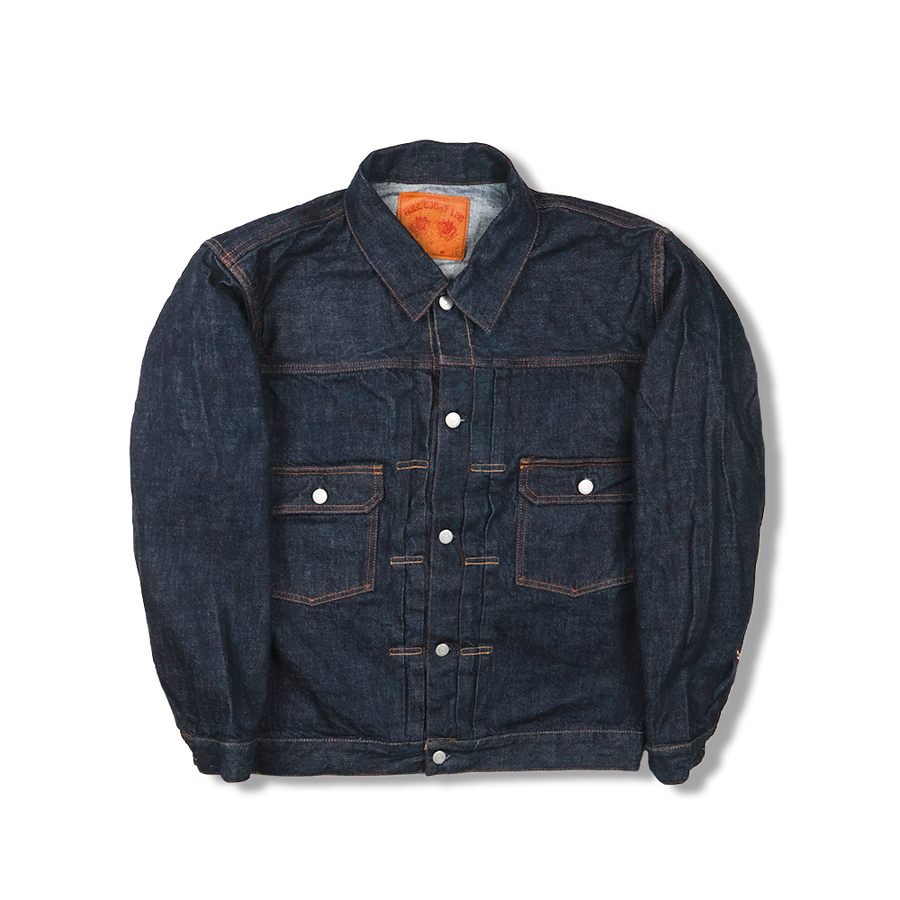 [2026SS] 2102E Classic Tattoo Embroidery Type 2 Denim Jacket Original Drawing by “HORIDAI”