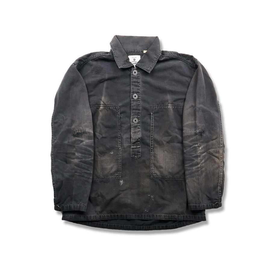 [2026SS] 4097VE-1 US Army Black Black Denim Pullover Shirt VE (Vintage Effect)