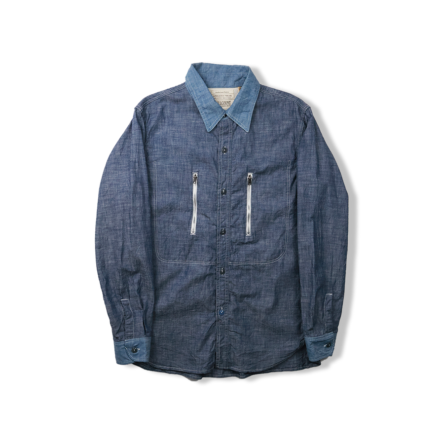 [2026SS] Fu15-Sh-101 Watteau Gathered Ventilated Pocket Shirt