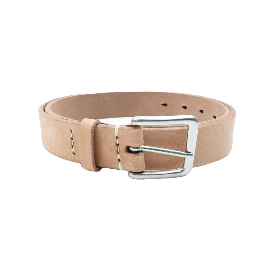 6218 Wild Leather Narrow Belt – FULLCOUNT