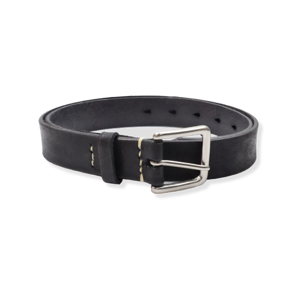 6218 Wild Leather Narrow Belt – FULLCOUNT