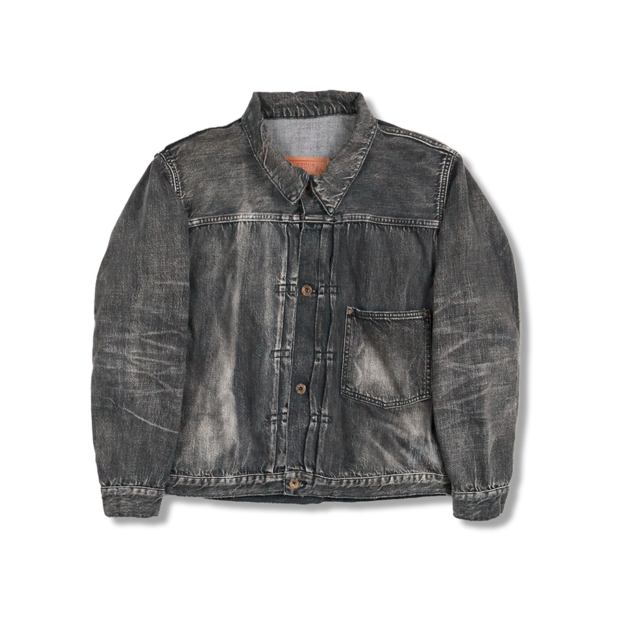 [2026SS] S2107BKSSHW WWII Model 11.5oz Black Denim Jacket HW “Master Of Reality”