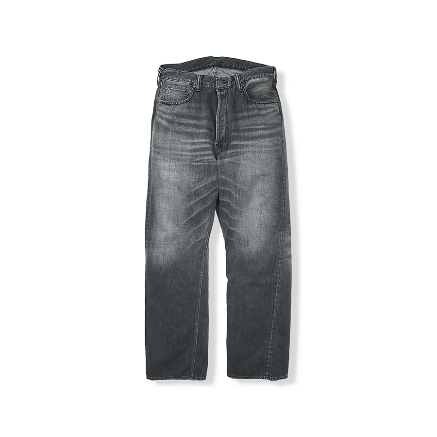 [2025AW] 0105BKSSHW Wide Black Selvedge Denim Dartford(Super Smooth)