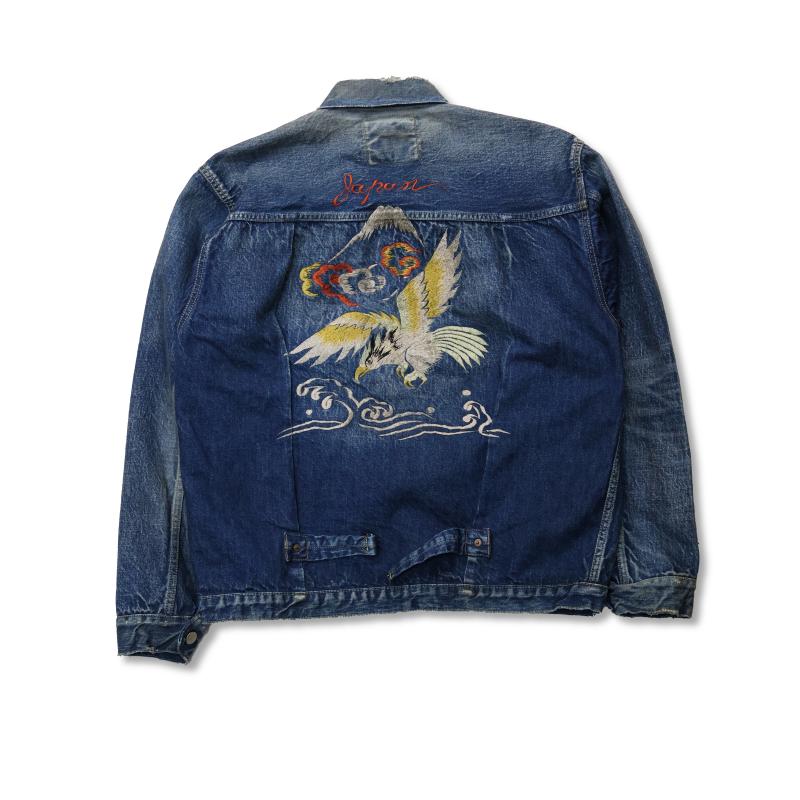 [2025AW] 2016-2107E Souvenir Embroidery Type 1 Denim Jacket HW “More Than Real”
