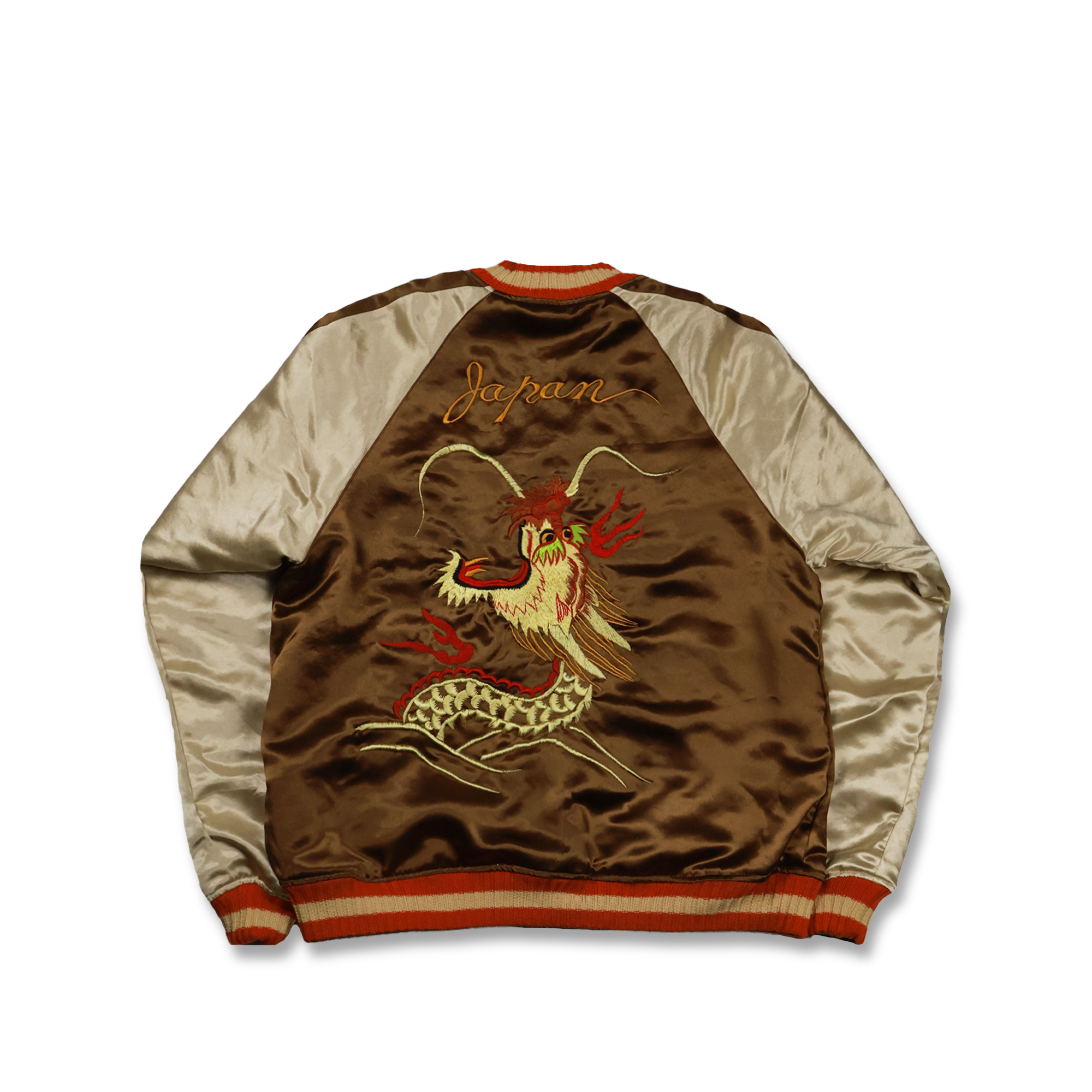 JAPANESE EMBROIDERED JACKETS 1&2,スカジャン Men Souvenir Jacket Japanese Pattern Embroidery Lion