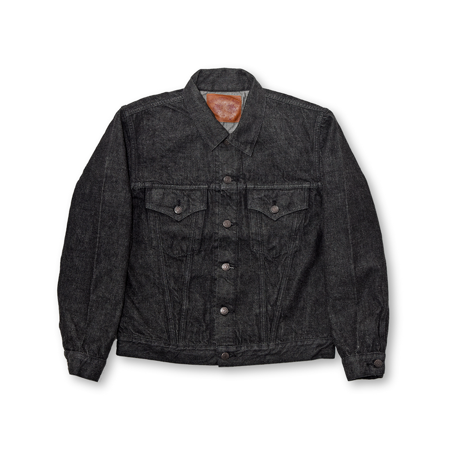 2101BK - Type 3 Black Denim Jacket -