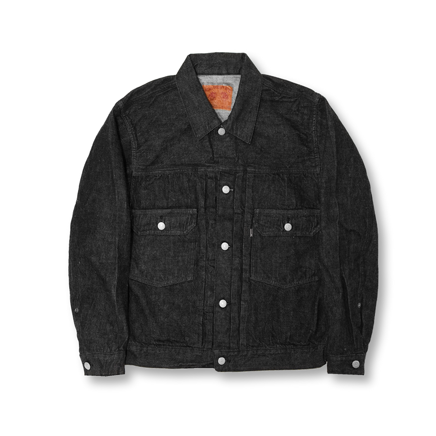 【Online Limited】2102BK - Type 2 Black Denim Jacket
