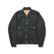 2102BKSS Type 2 Black Denim Jacket (Super Smooth) – FULLCOUNT