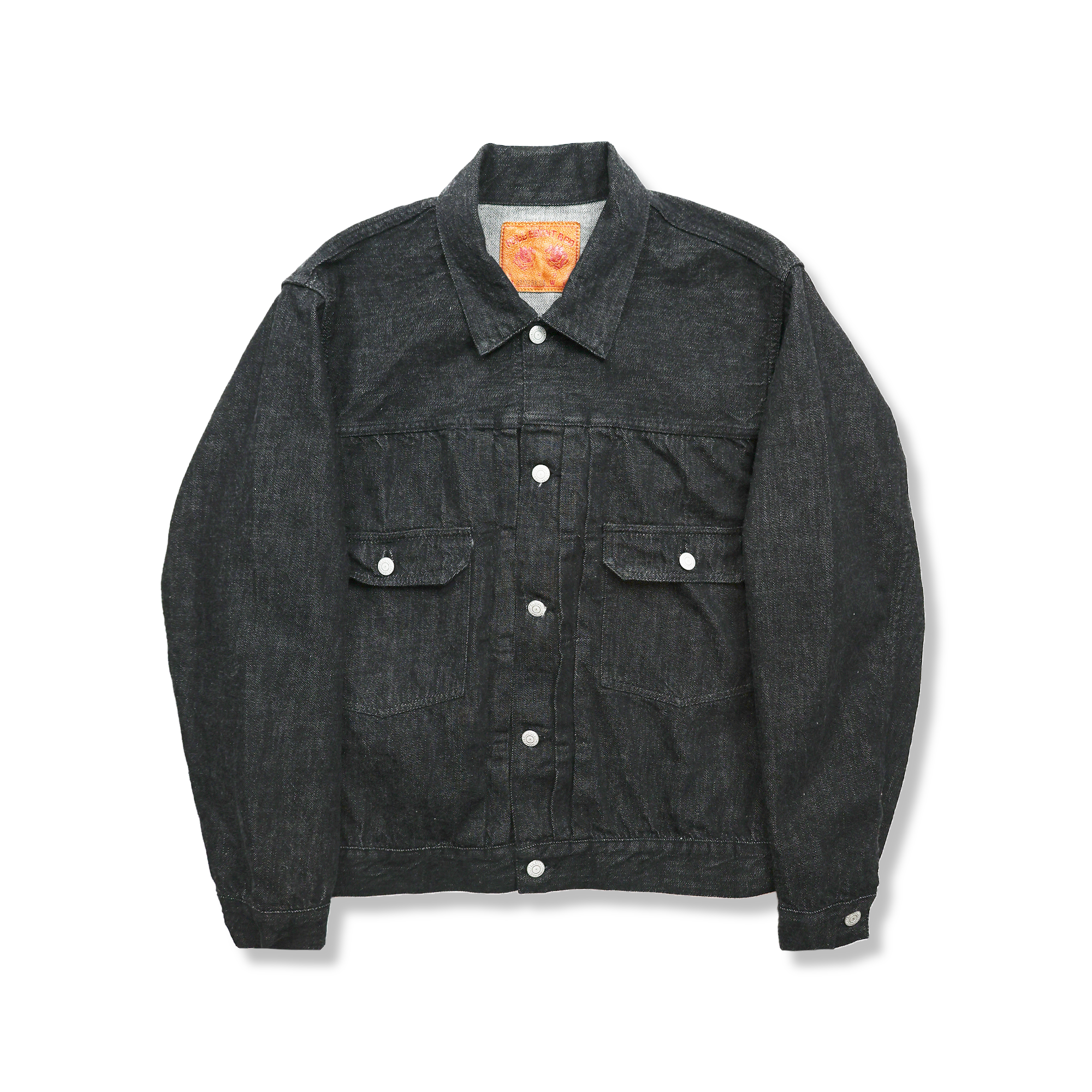 2102BKSS Type 2 Black Denim Jacket (Super Smooth) – FULLCOUNT