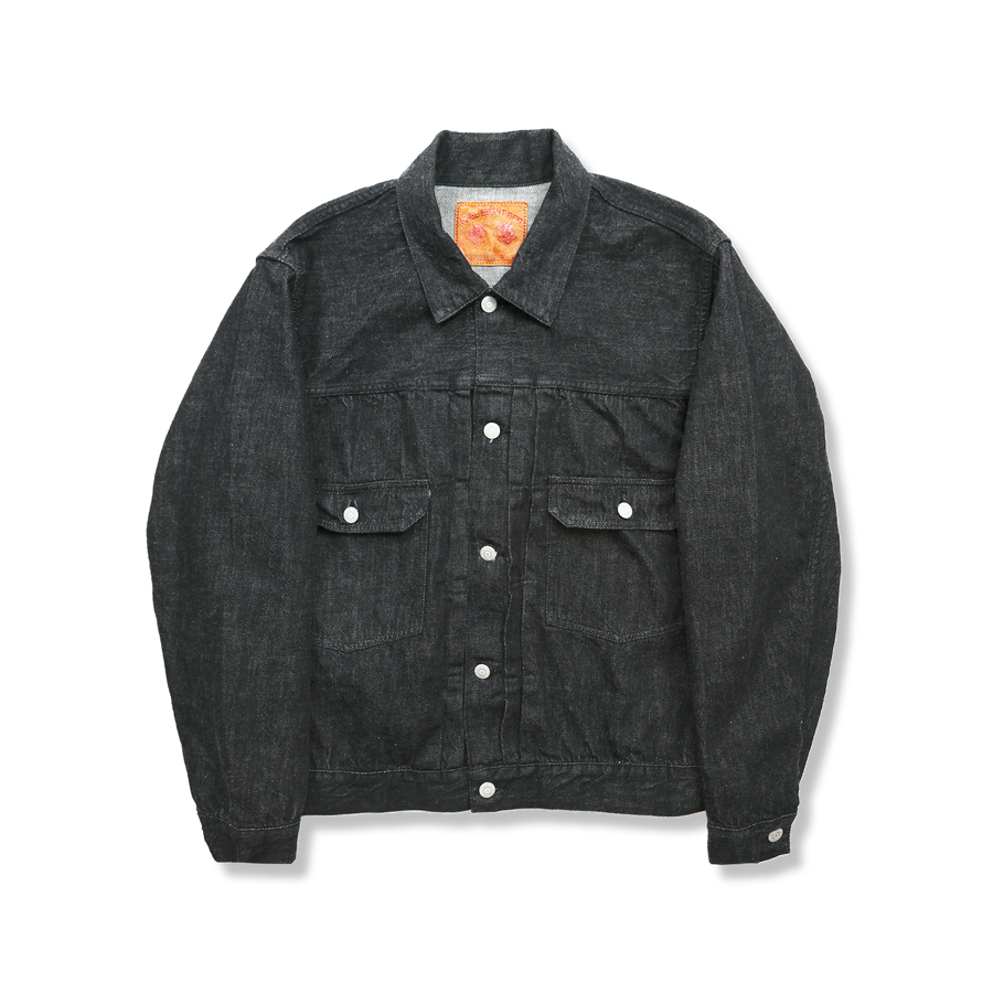 2102BKSS Type 2 Black Denim Jacket (Super Smooth) – FULLCOUNT
