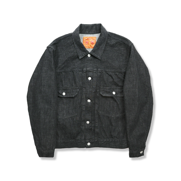 2102BKSS Type 2 Black Denim Jacket (Super Smooth) – FULLCOUNT